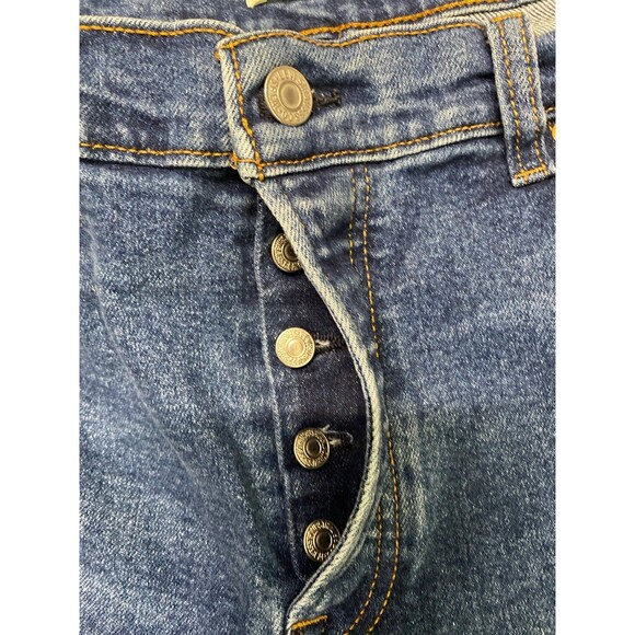 18W Levi's High-Rise Wedgie Straight Crop Button Fly - Picture 8 of 9
